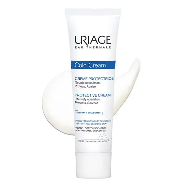 Creme Protetor Uriage Cold Cream para Pele Seca e Sensível 100ml