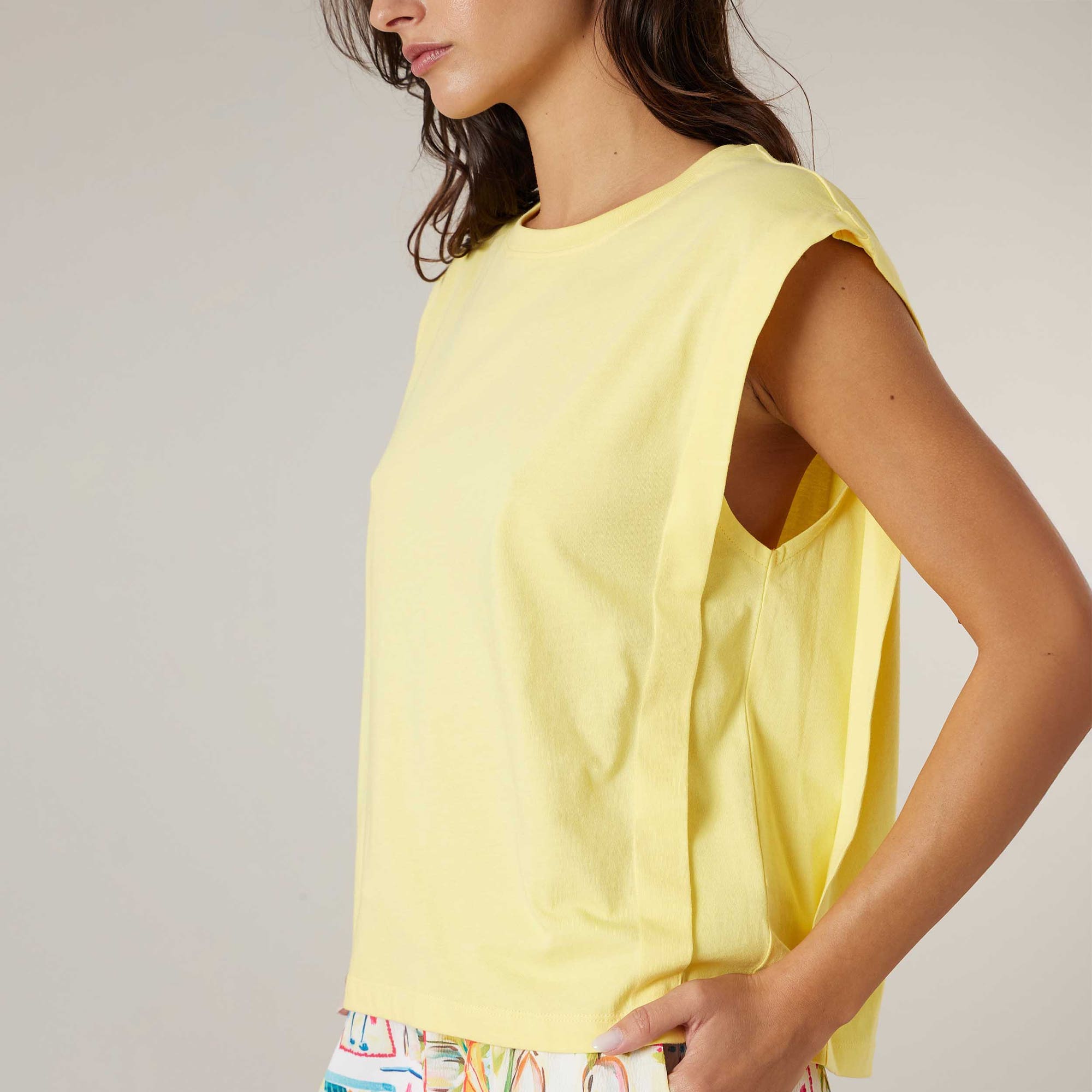 T-shirt Femme jaune