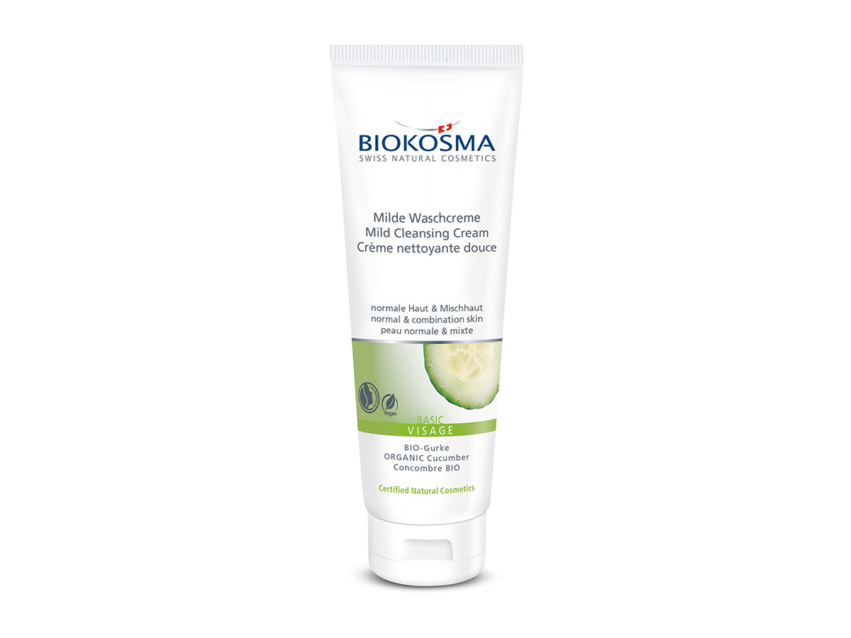 BIOKOSMA BASIC Visage Milde Waschcreme Creme Tb 125 ml