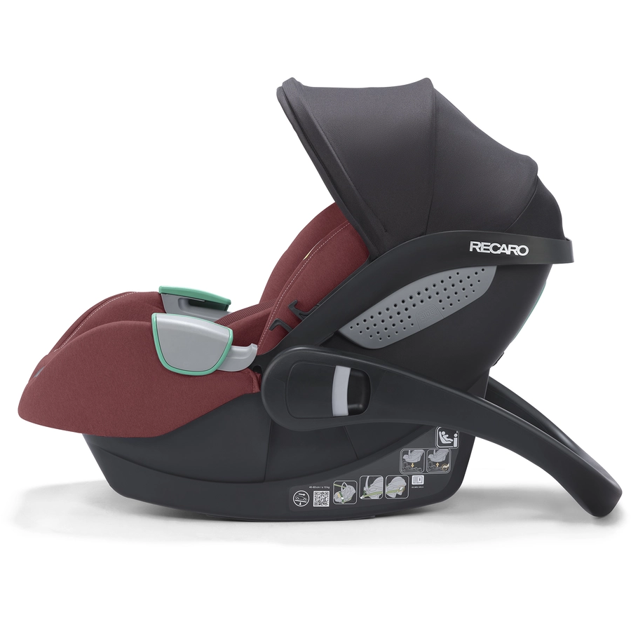 RECARO Babyschale AVAN I SIZE Fibre Black Iron Red
