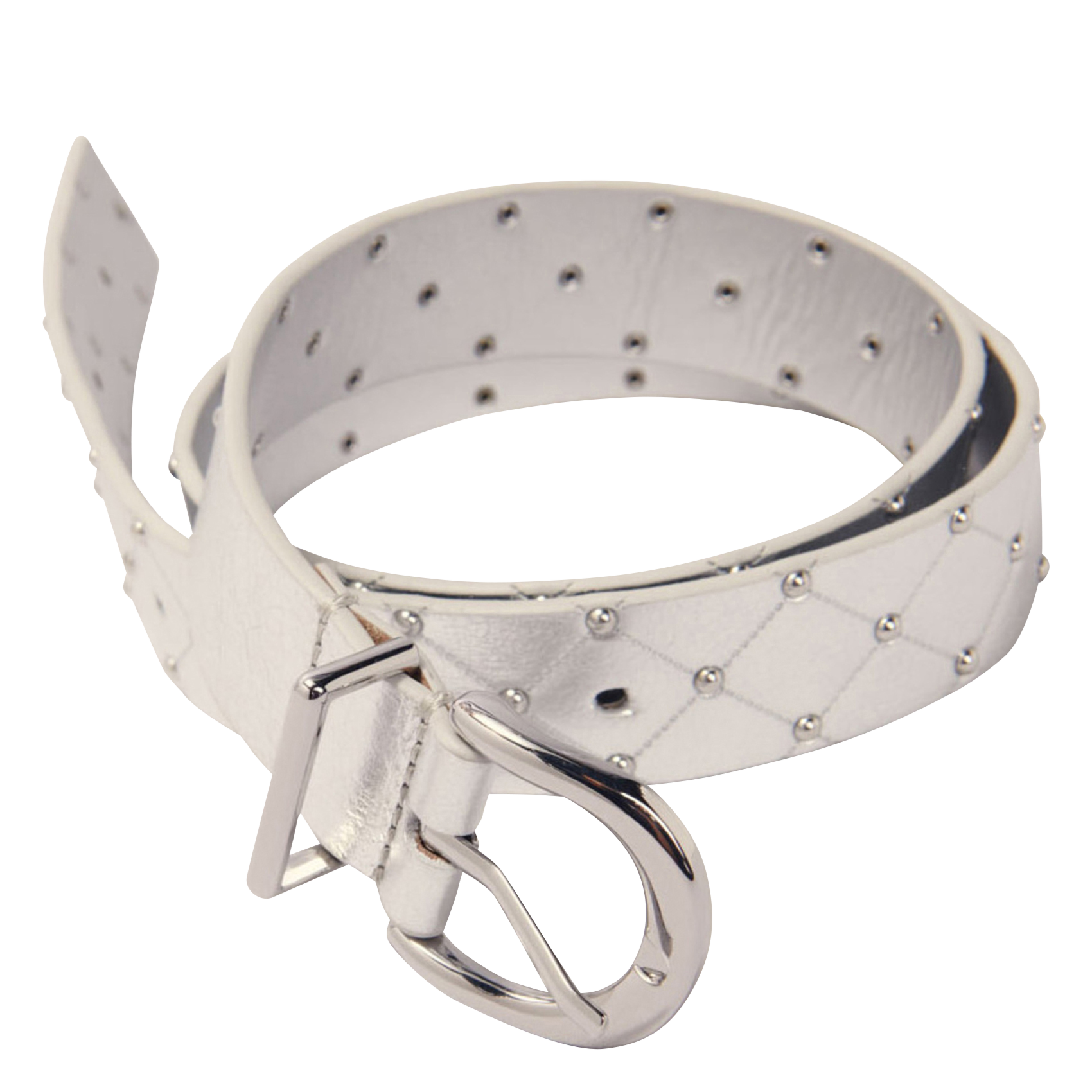 Ceinture en cuir | Argent