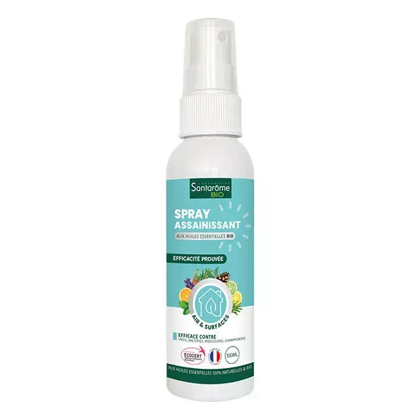 Santarome - Spray Assainissant Bio 20 Huiles Essentielles - spray 100 ml
