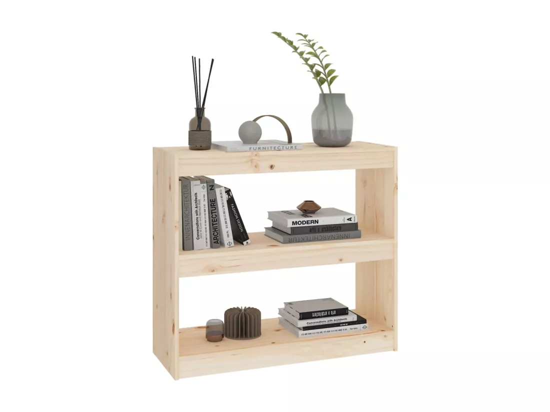 Bibliothèque/Séparateur de pièce 80x30x71,5 cm Bois de pin
