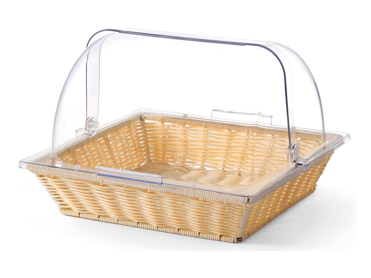 Corbeille avec couvercle Rolltop - GN 2/3 - 36 x 33 cm - Hendi