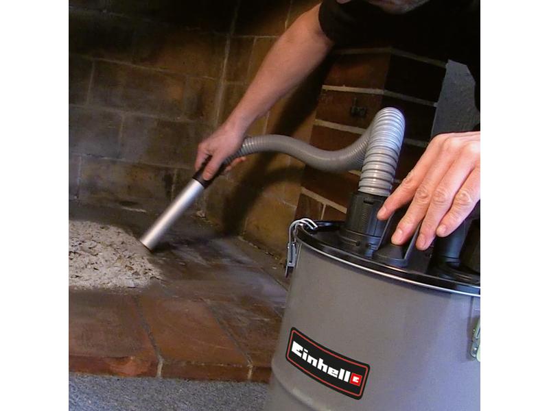 Einhell Aschefeinfilter 18 l Zum Saugen von kalter Ascher über einen Staubsauger