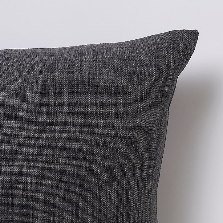 Coussin GoodHome Novan gris 40 x 60 cm