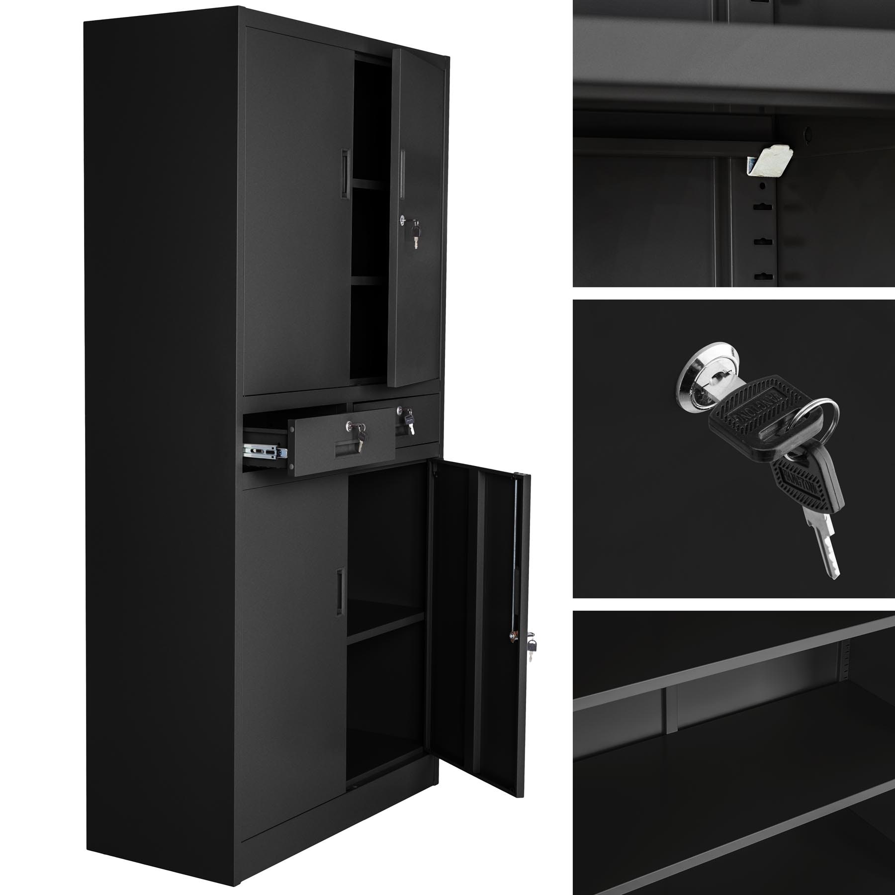 2er Set Aktenschrank