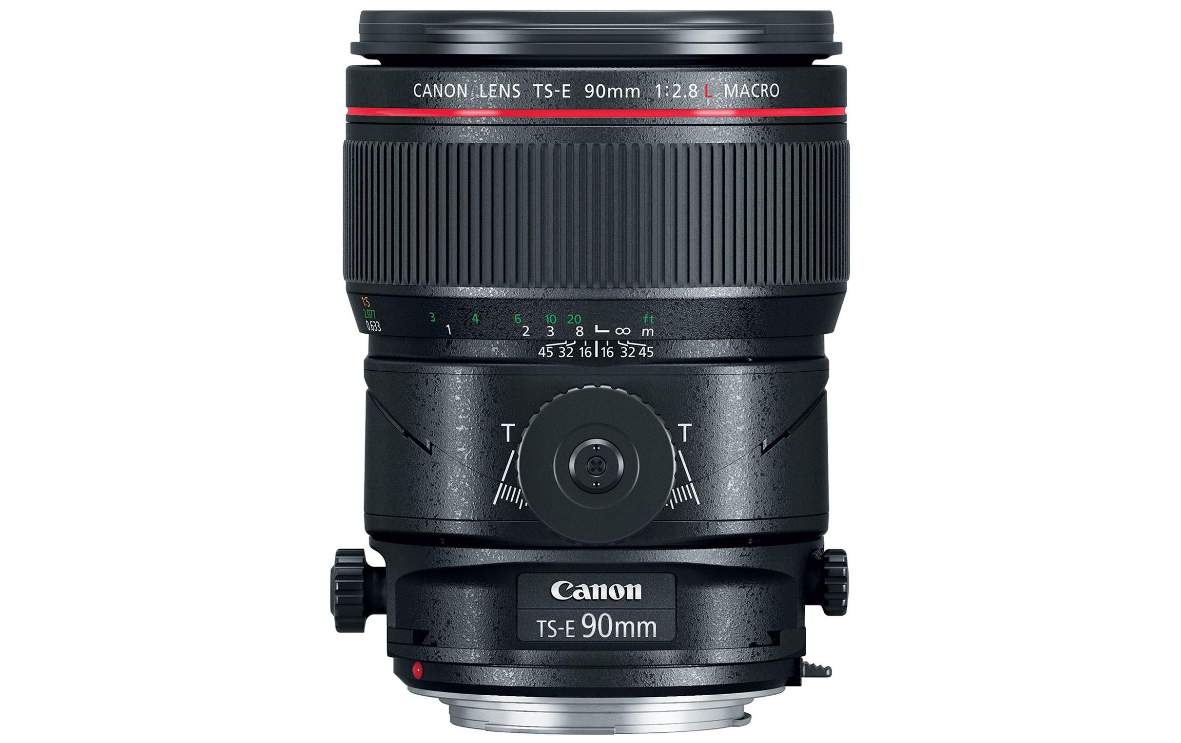 Festbrennweite TS-E 90mm F/2.8L Macro – Canon EF<br>Aussergewöhnliches Tilt- und Shift-Objektiv mit 90 mm Brennweite