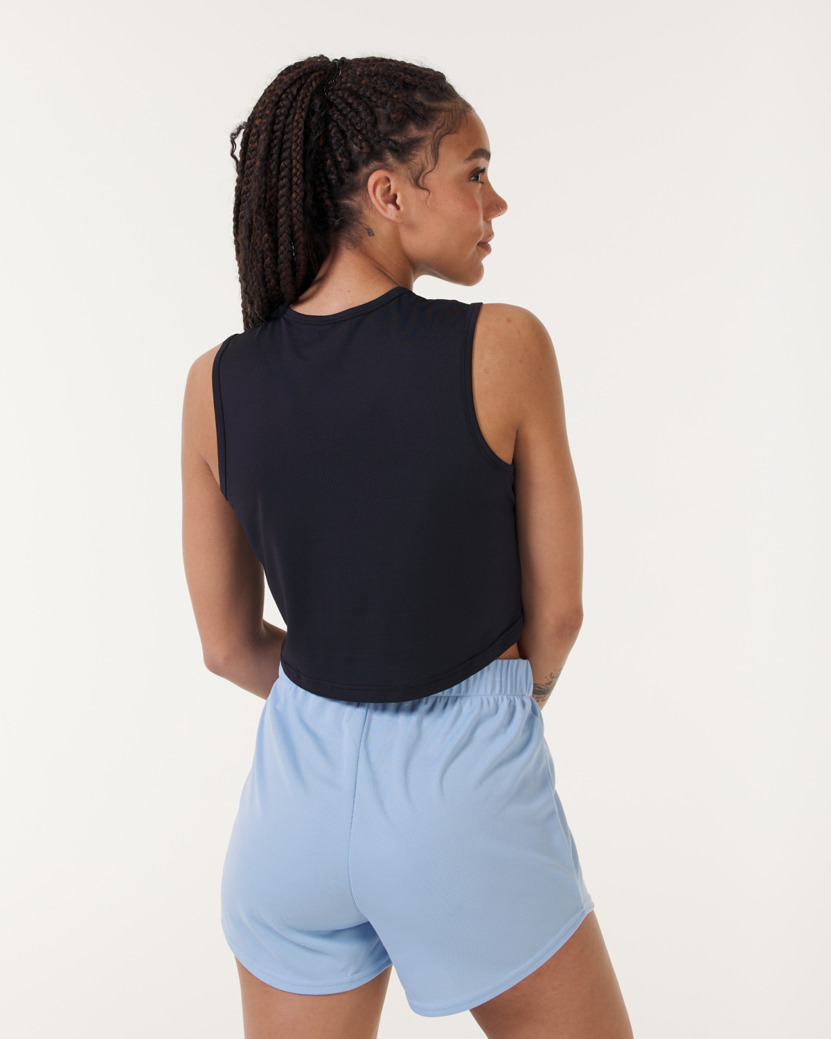 LEVITY Breeze Mesh Back Tank Black