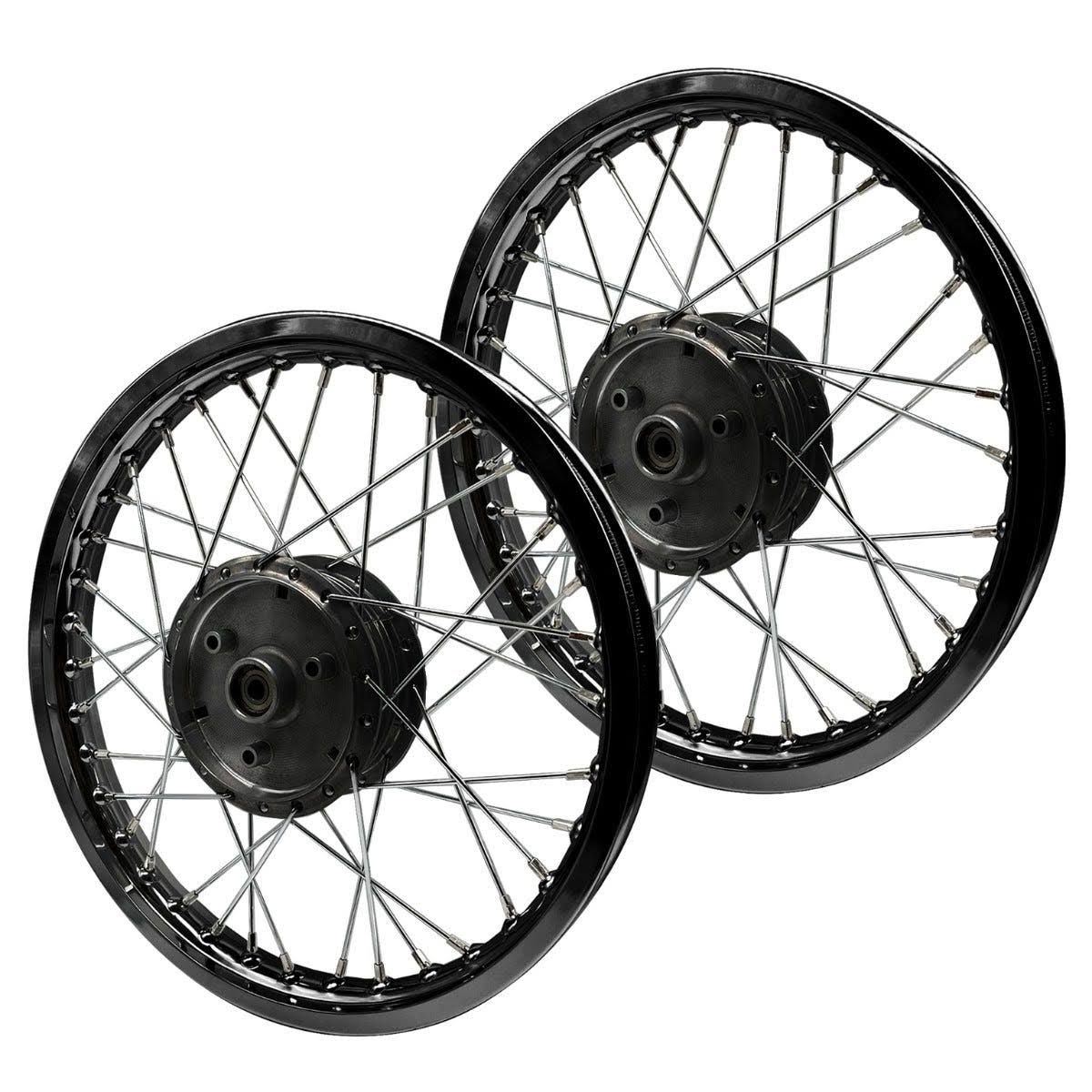 Craftride Satteltasche 2er-Set Speichenrad Felge Alu für Simson S51 S50 S70 Schwalbe KR51 AF1