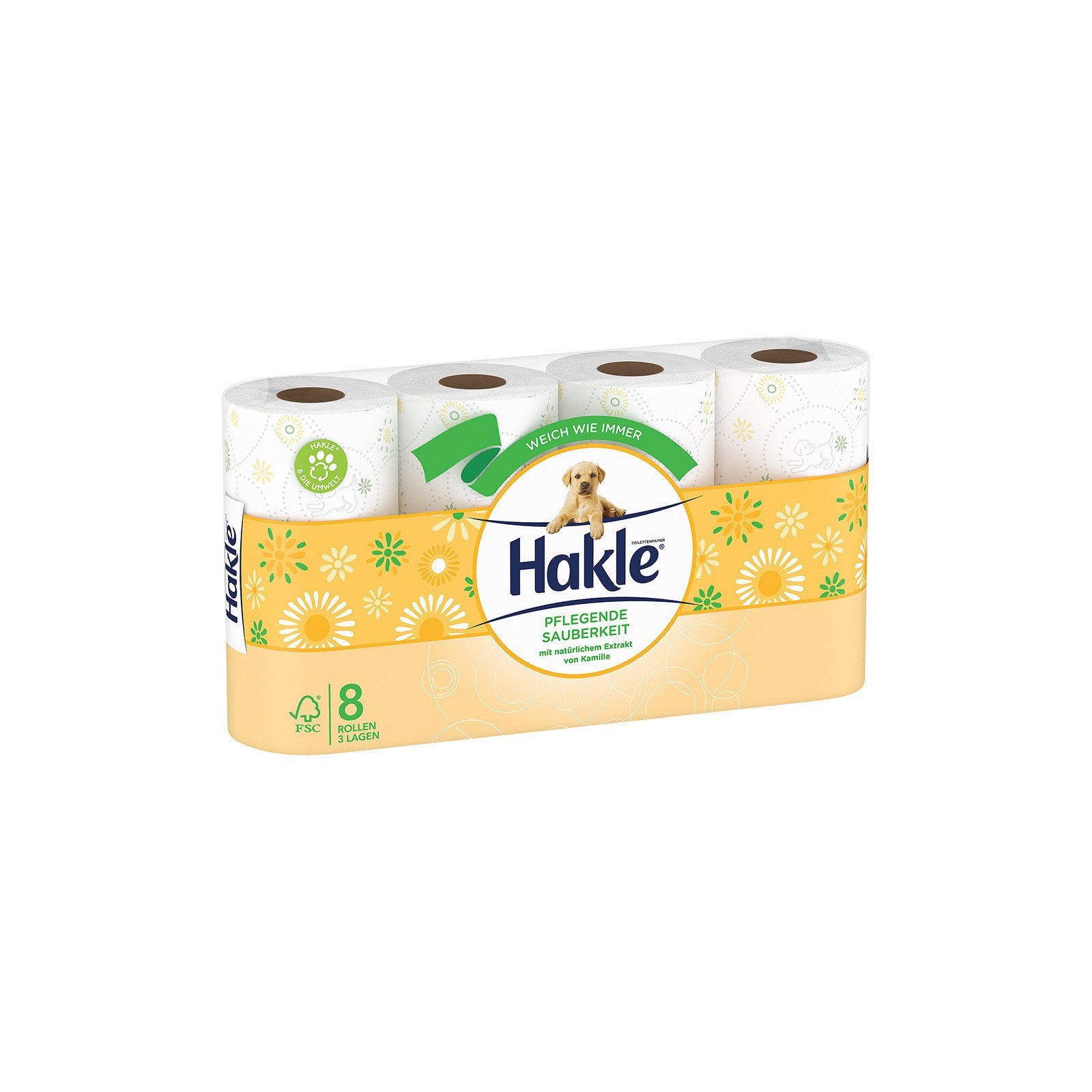 Hakle Toilettenpapier Pflegende Sauberkeit