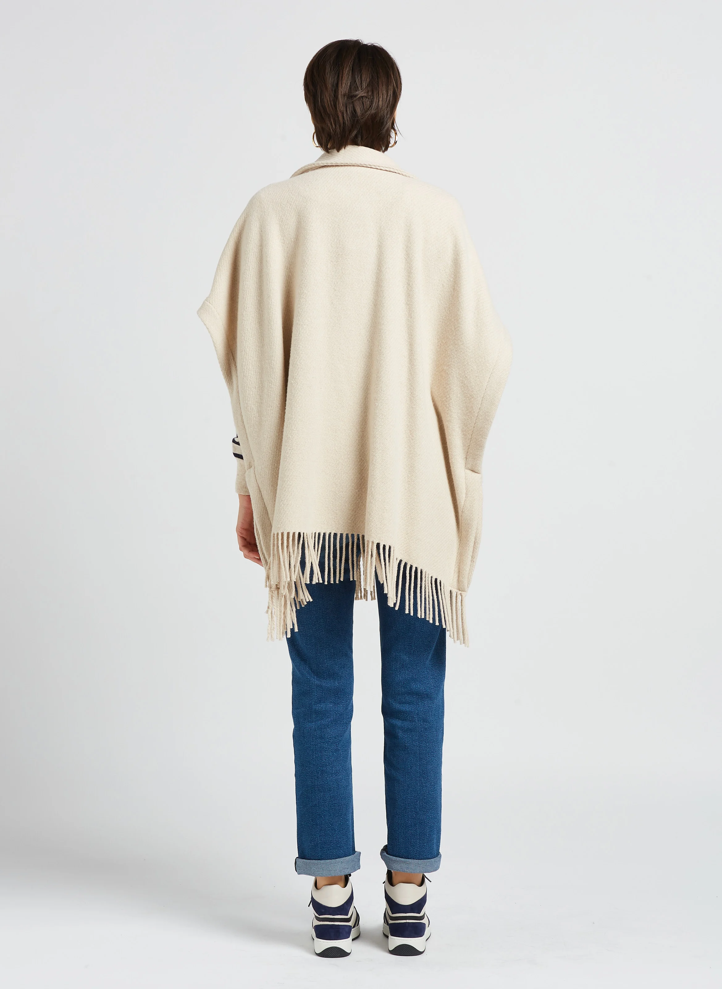 LUCAS - Baskets montantes en cuir | Bleu