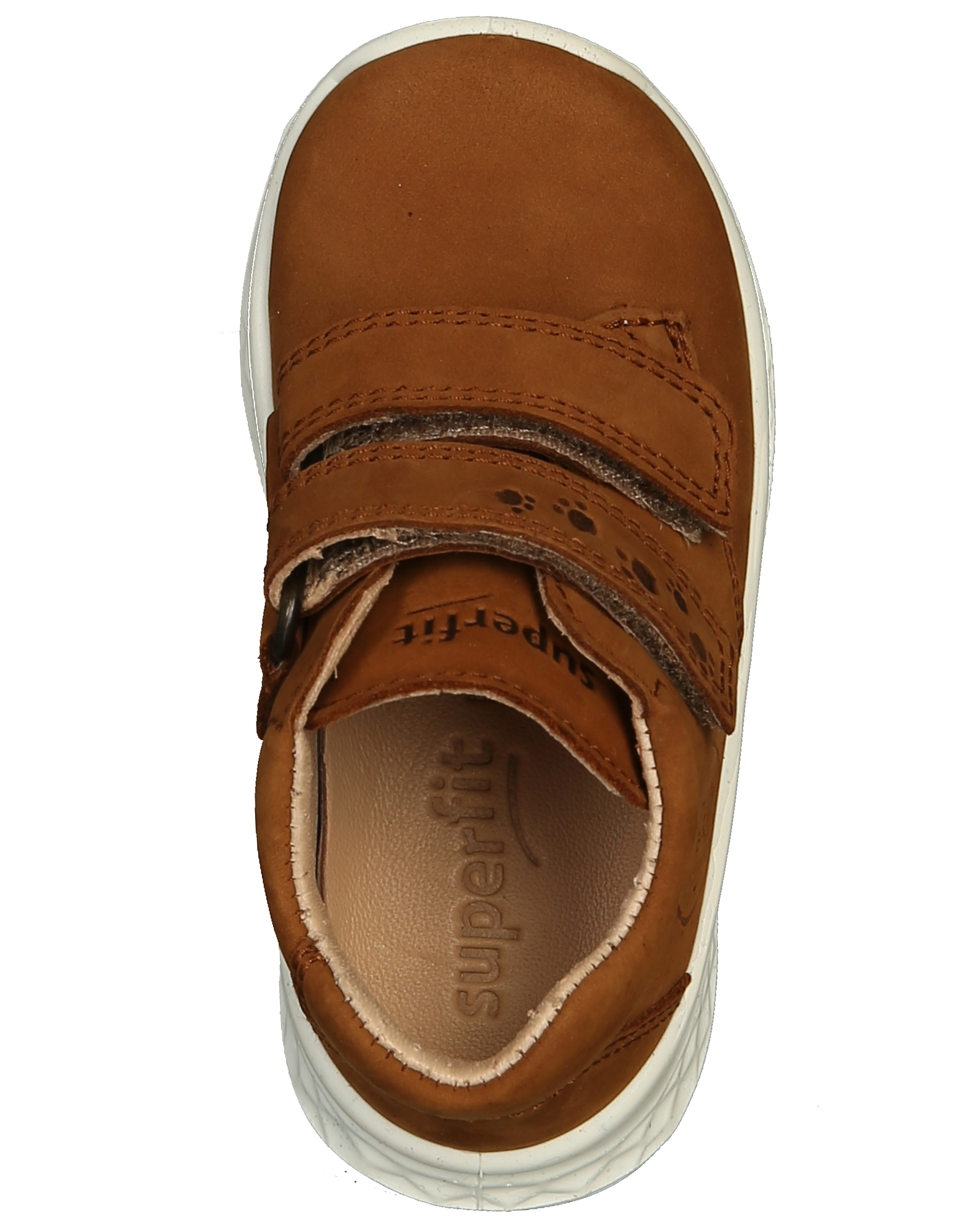 Leder-Lauflernschuhe BREEZE - Hund in braun