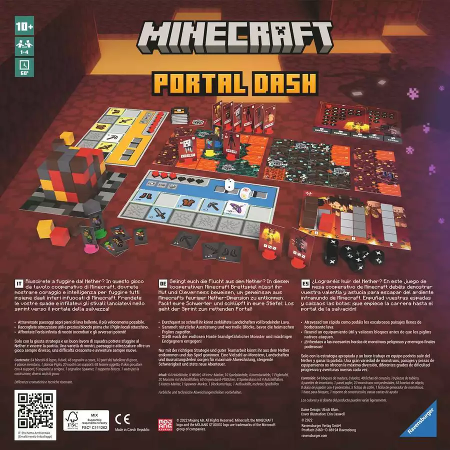 Ravensburger Minecraft Portal Dash bunt
