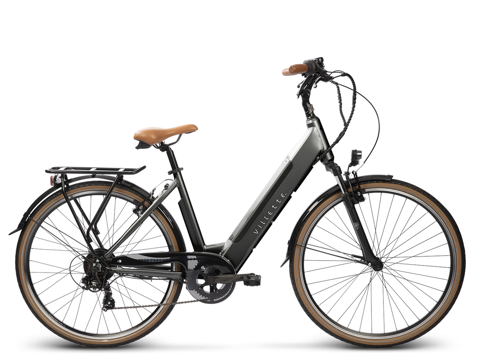 Villette L' Amant Eco Bg elektrische damesfiets - Grey