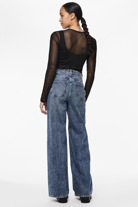 Pieces blauwe dames jeans