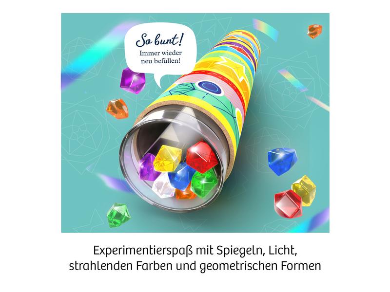 Kosmos Experimentierkasten Kaleidoskop Experimentierspass mit Spiegeln, Licht und strahlenden Farben!