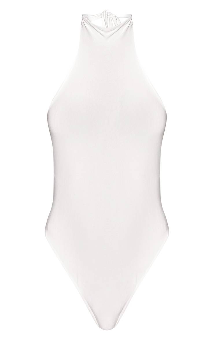 Crème Body Tall Col Montant Slinky Ensemble Coordonné