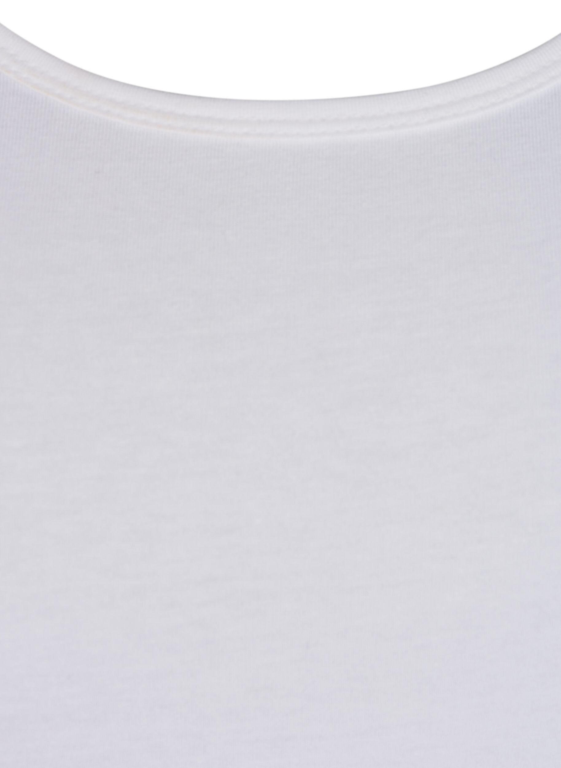Ensfarvet basis top