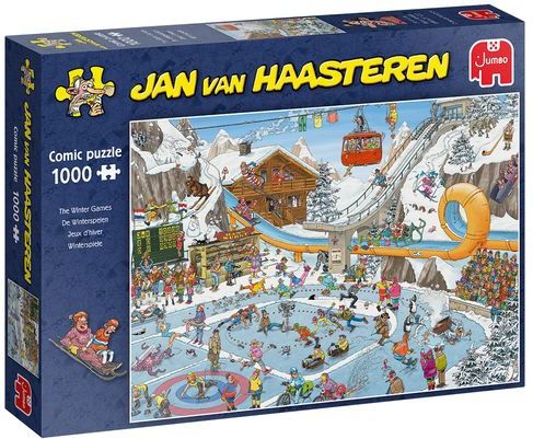Jan van Haasteren - Puzzel - Winterspelen - 1000 Stukjes - 68 x 49 cm