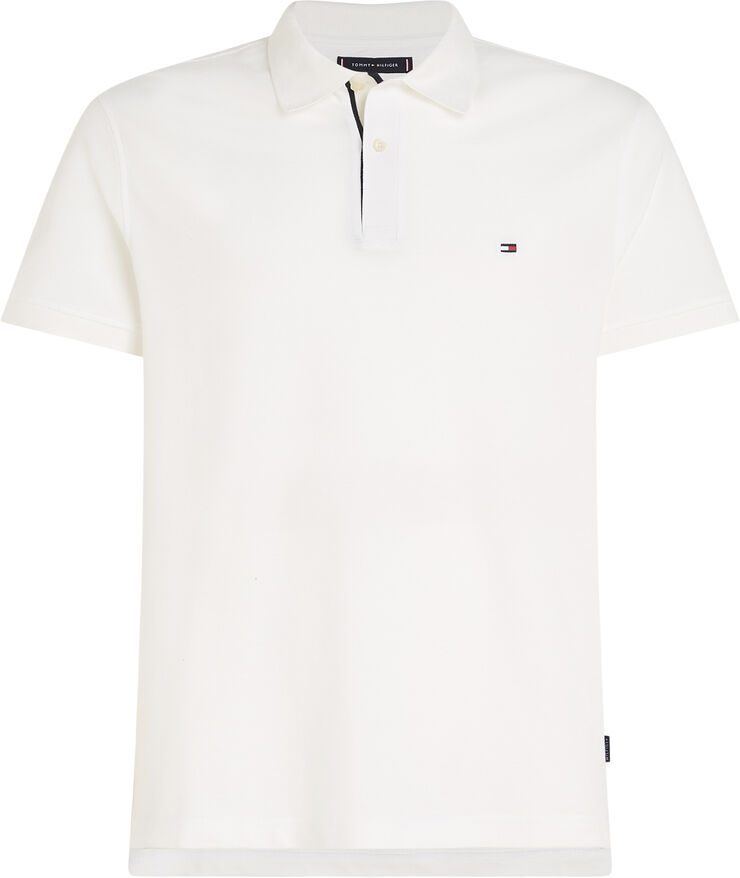 Tommy Hilfiger FLAG UNDER PLACKET REG POLO White