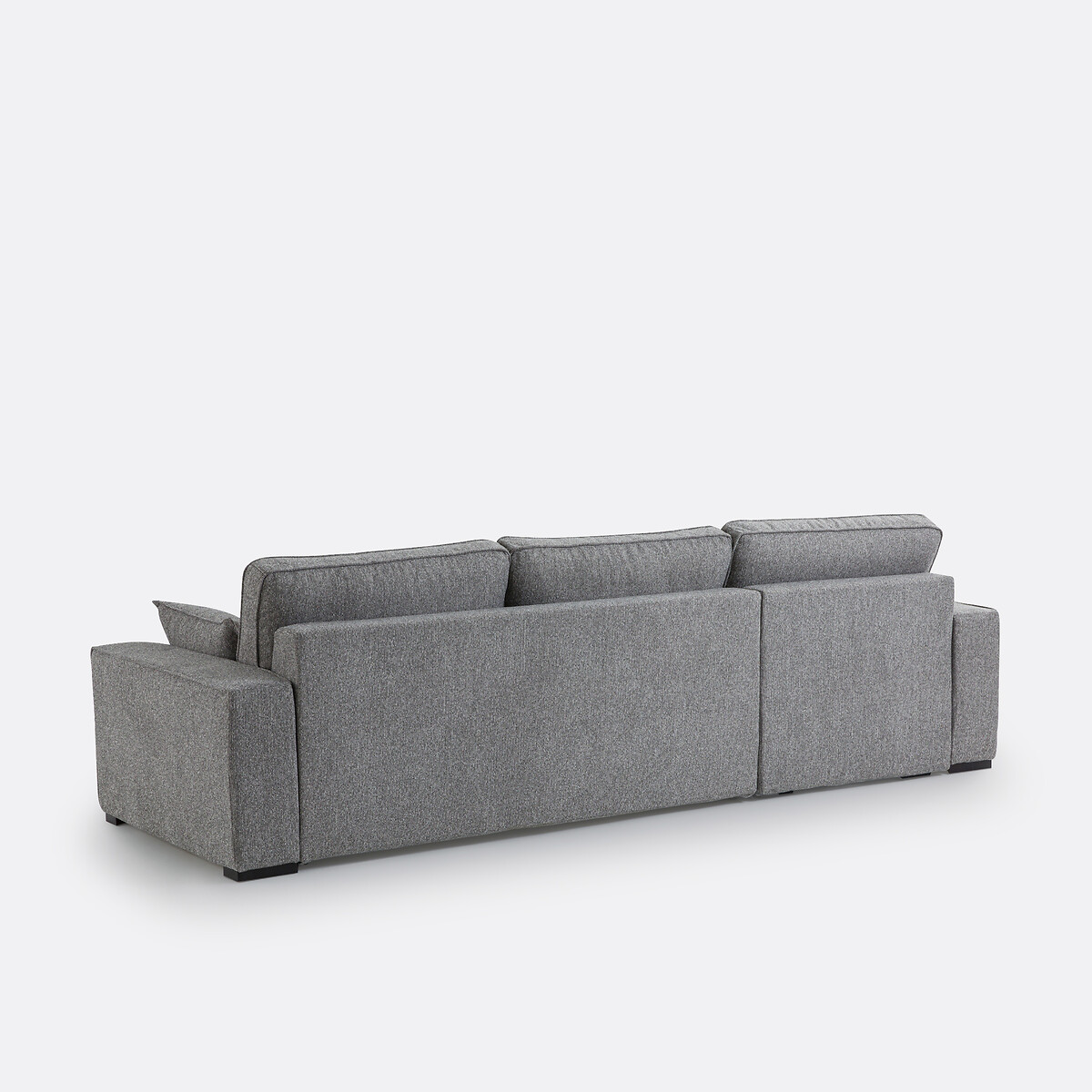 LA REDOUTE INTERIEURS<br>Sofá-cama de canto em tecido texturizado, bultex, Cécilia