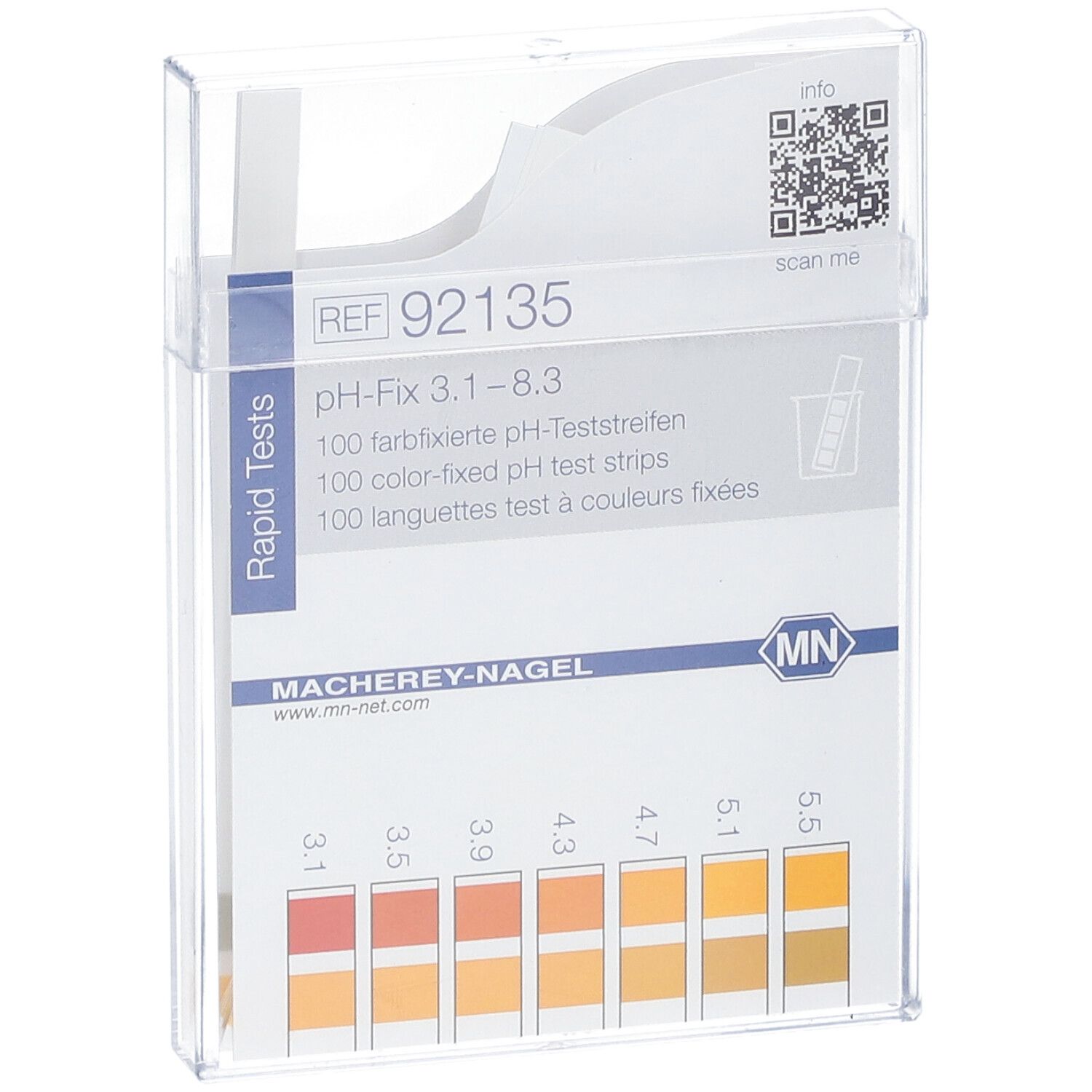 pH-Fix Indikator pH 3,1 - 8,3 Teststäbchen