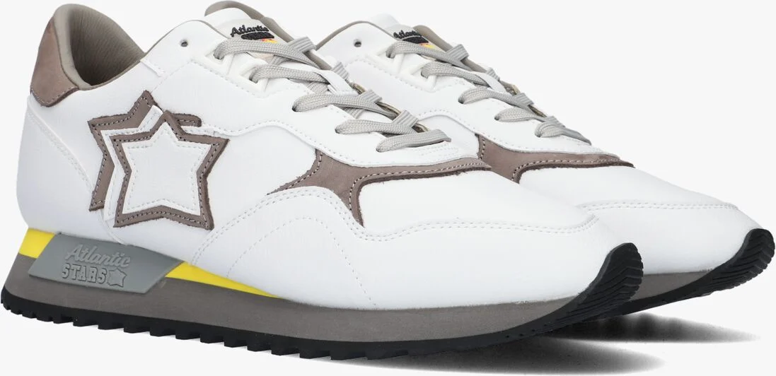 ATLANTIC STARS witte atlantic stars lage sneakers dracoc