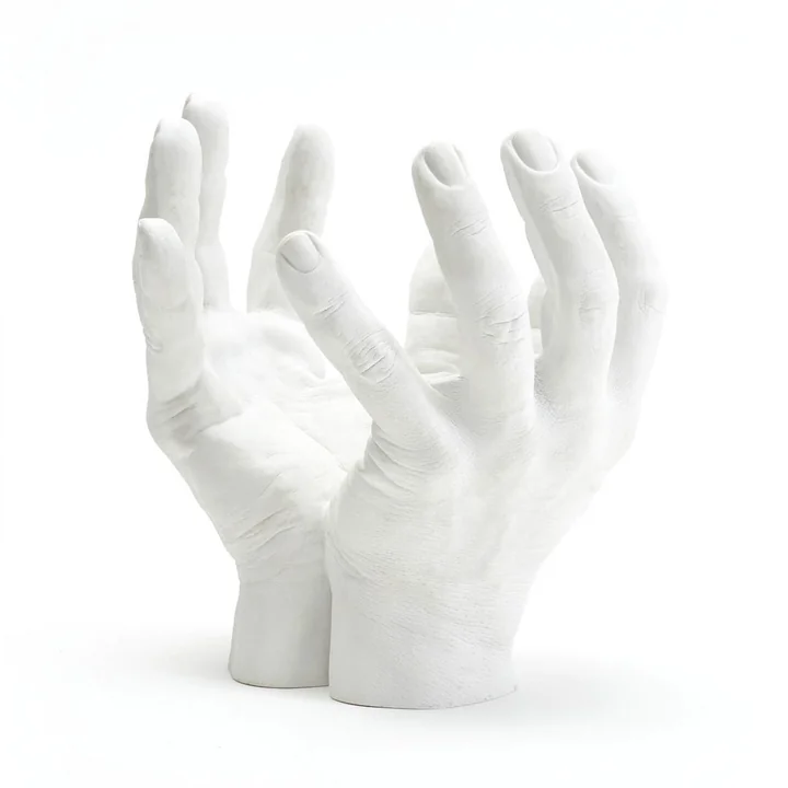 Areaware - Hand Bowl Schale,weiss