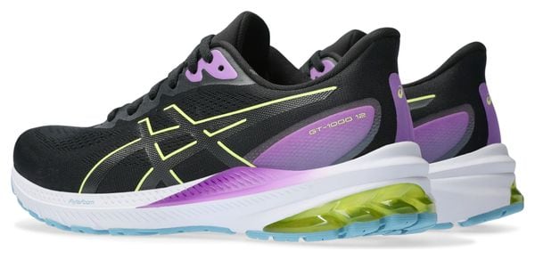 Chaussures Running Asics GT-1000 12 Noir/Jaune Femme
