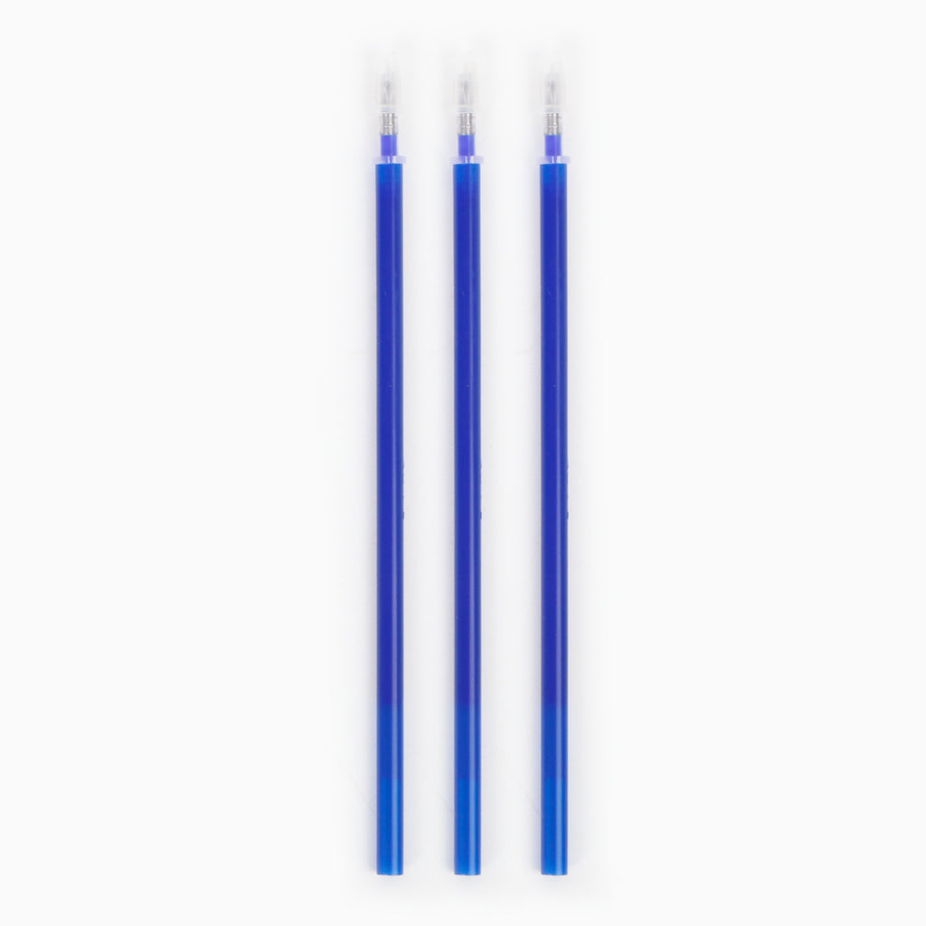 Conjunto 3 Recargas Canetas de Apagar - Blue