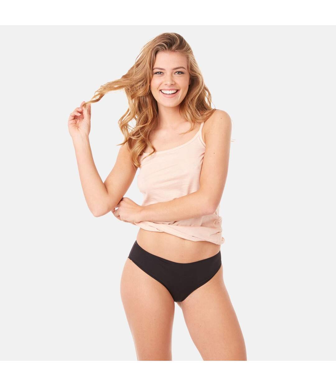 Culotte microfibre noire