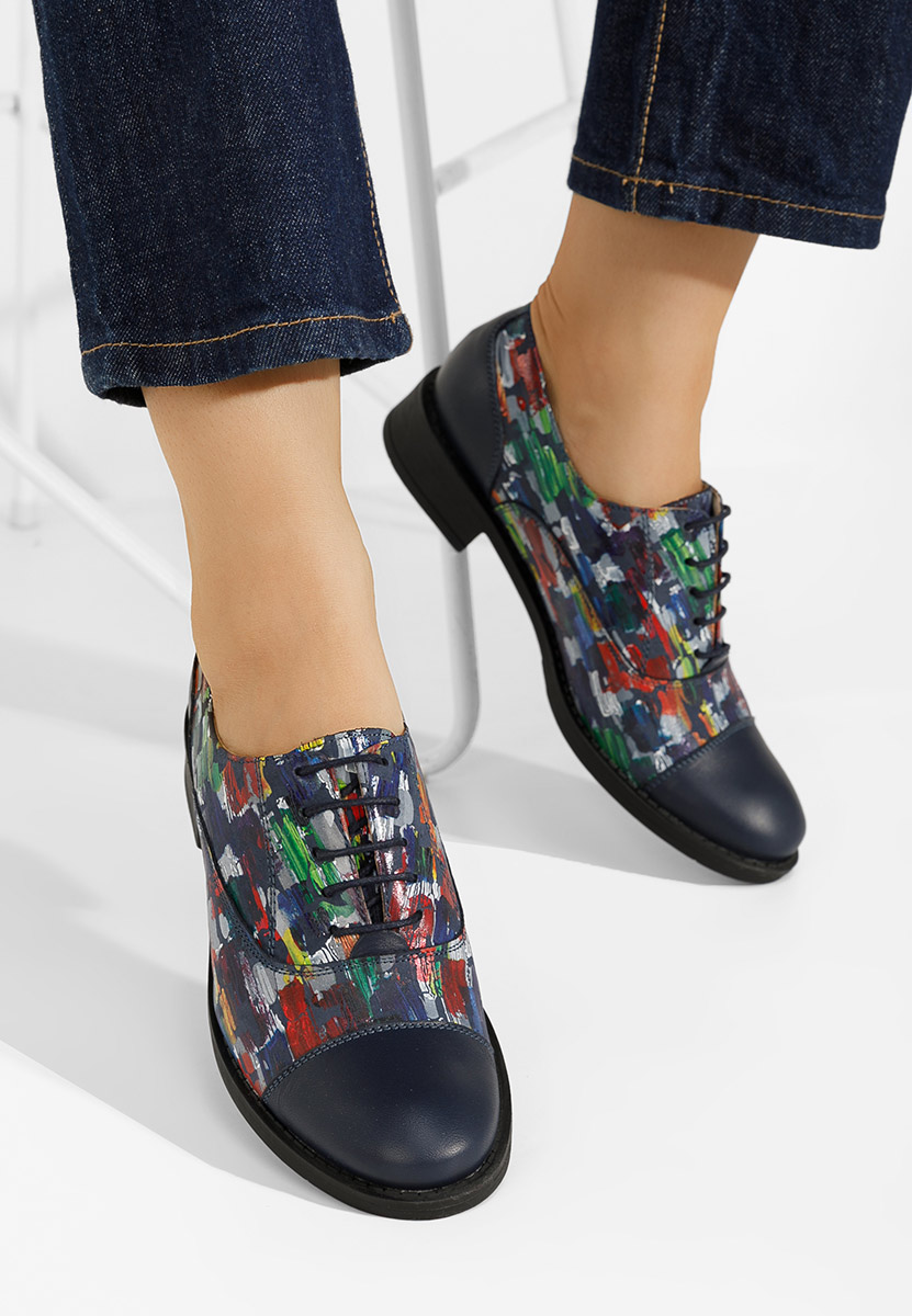 Chaussures oxford femme multicolores Genave V4
