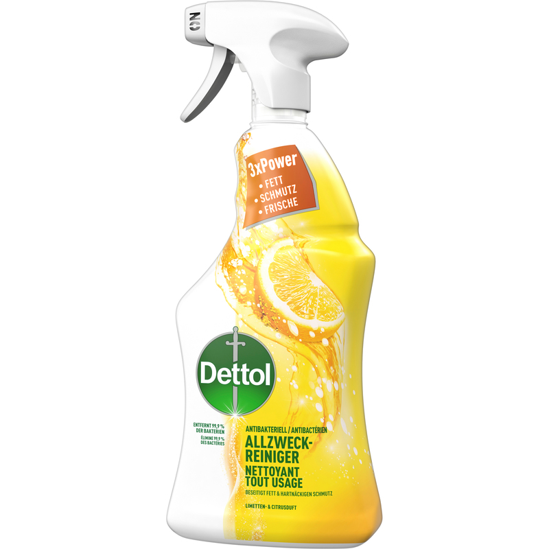 Dettol Allzweckreiniger Limetten- & Citrusduft Antibakteriell, 0.75 l