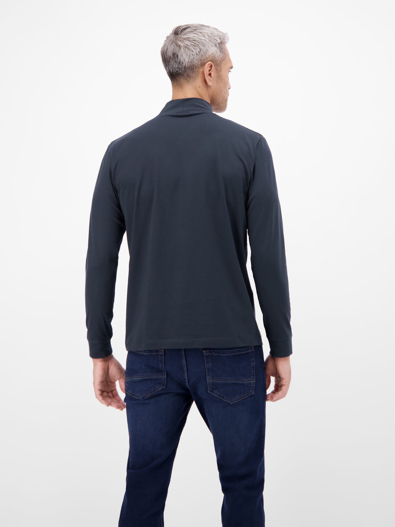 Herren-Shirt mit modischem Turtleneck