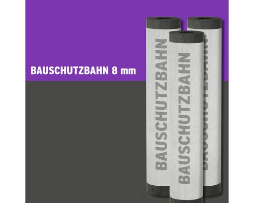 Quandt Regupol® bouwbeschermingsmat 8 x 1,25 m x 8 mm rol = 10 m²