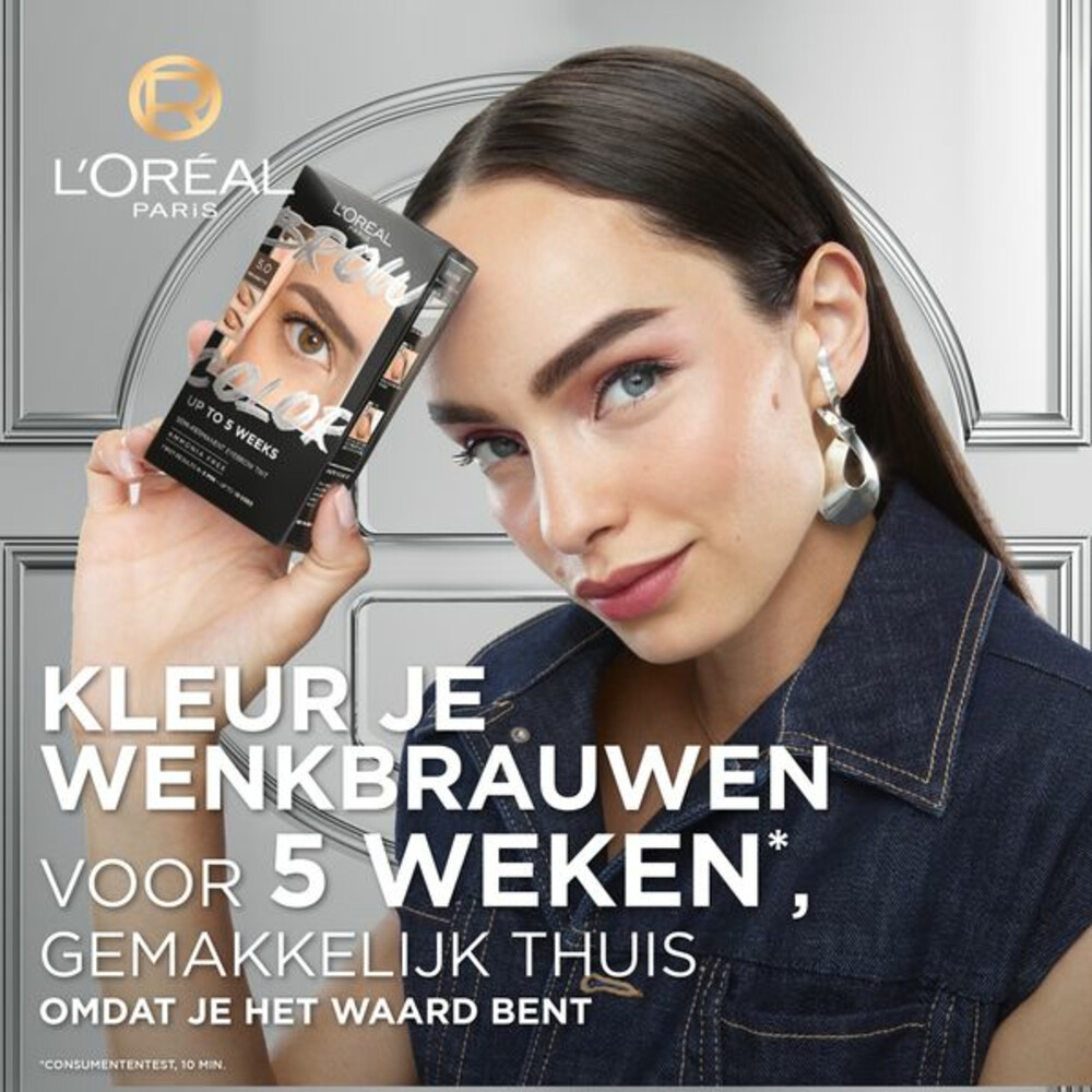 L'Oréal Brow Color Wenkbrauwverf 1.0 Black30 ml