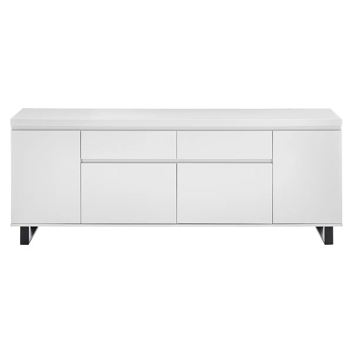 Sideboard Austin schwarz,weiss
