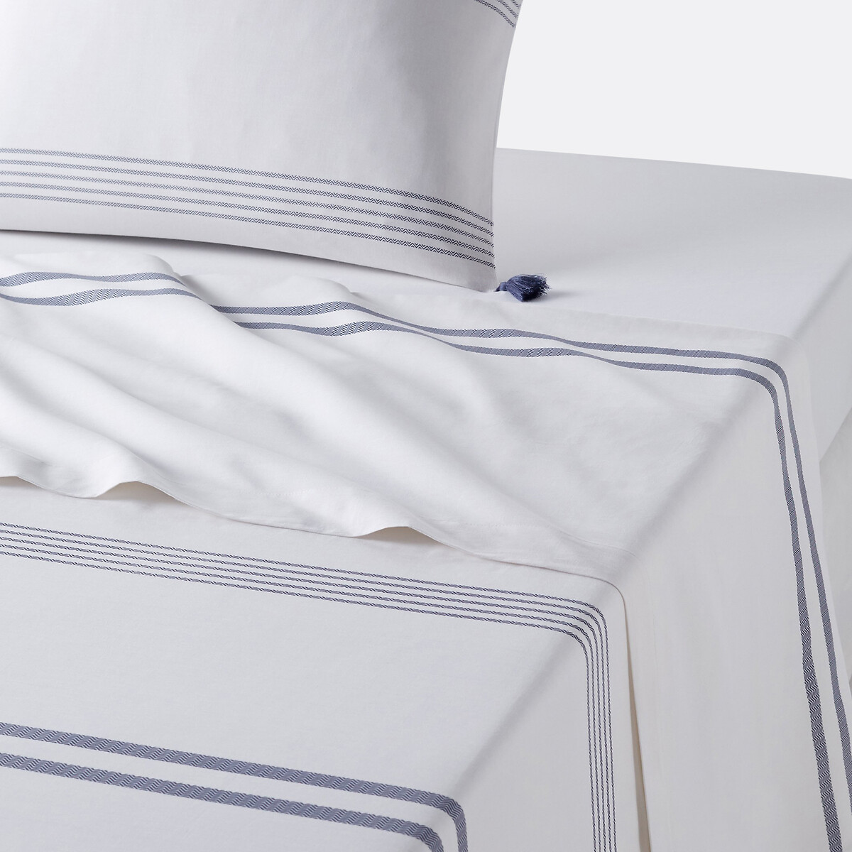 LA REDOUTE INTERIEURS<br>Lençol plano de algodão, Riad