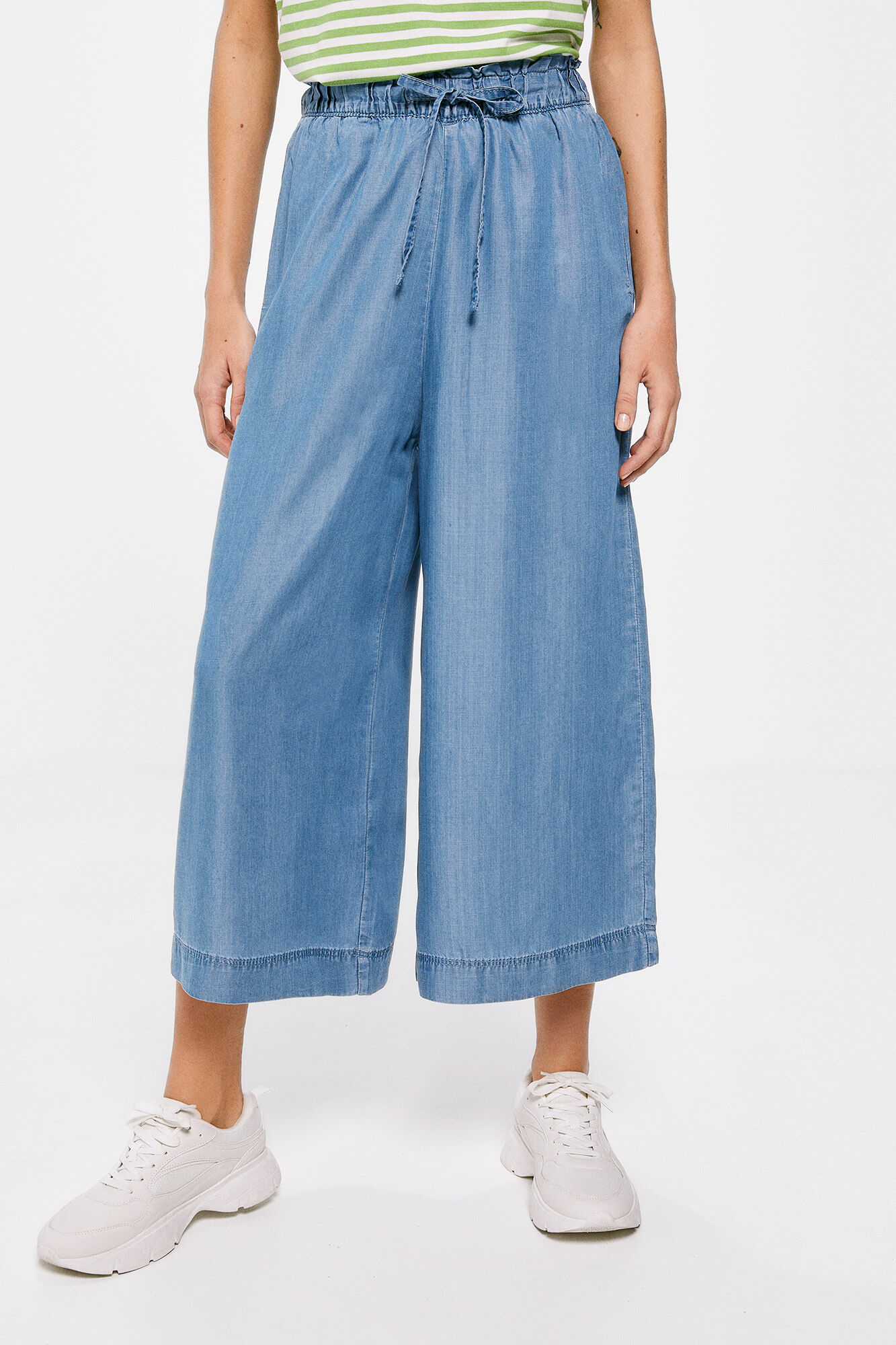 Calça jeans Tencel Panty - azul médio