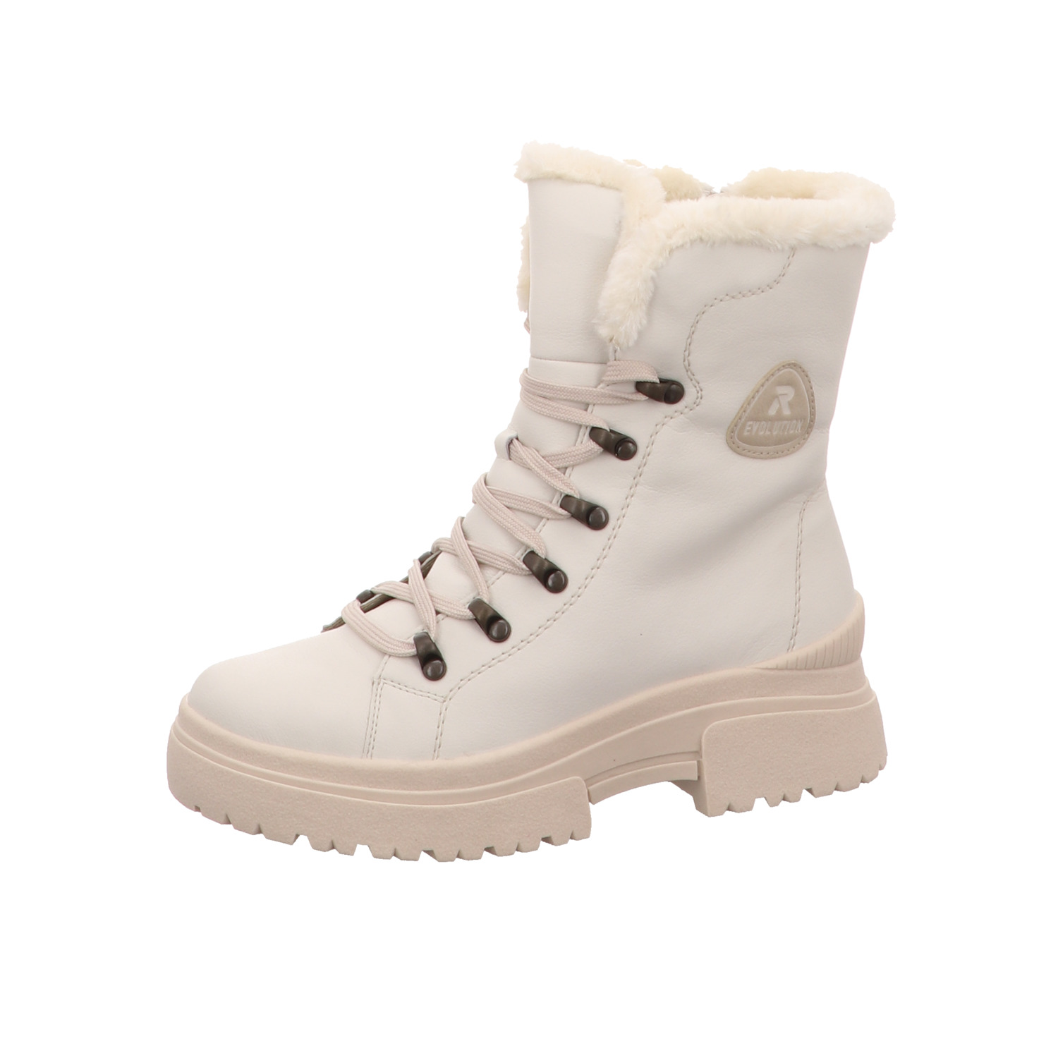 Rieker Stiefel weiss/weiss kombi