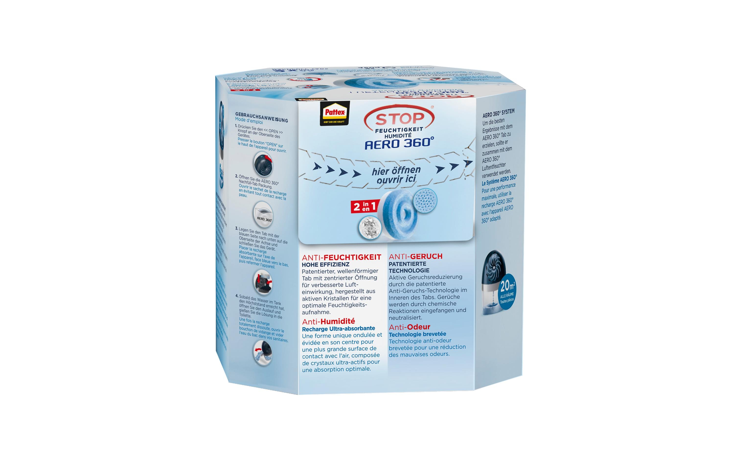 Nachfüll-Tabs Aero 360 Neutral 2 x 450 gTabs Nachfüllpack