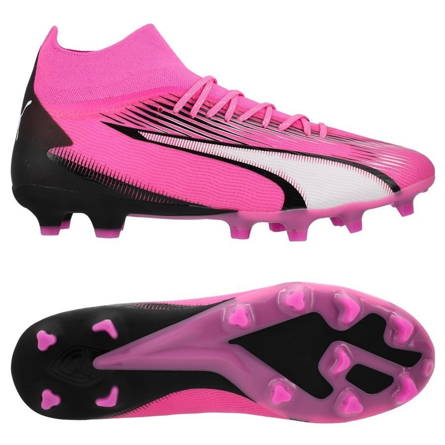 PUMA Ultra Pro FG/AG Phenomenal - Poison Pink/Blanc/Noir