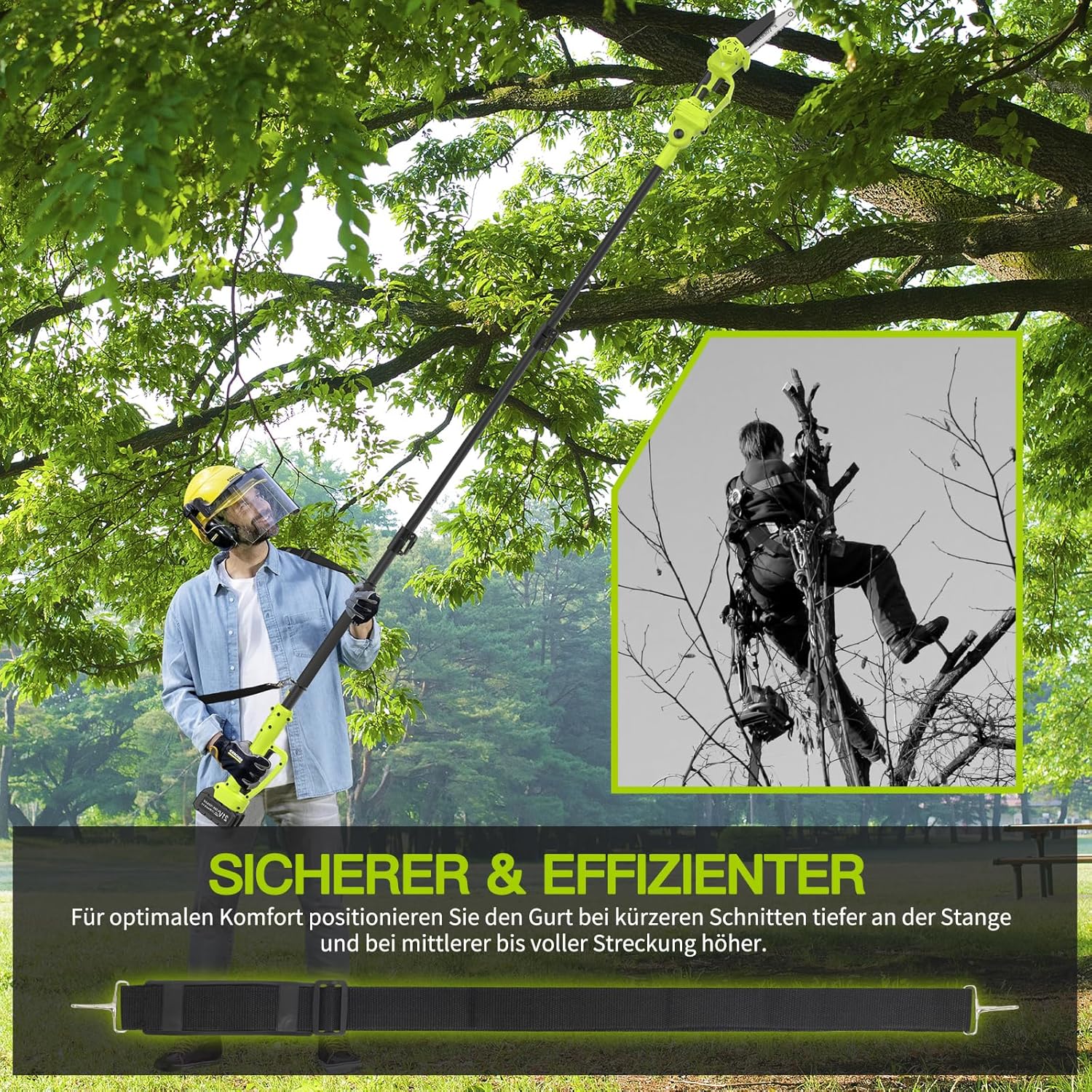 2-in-1 Hochentaster Kettensäge, 6