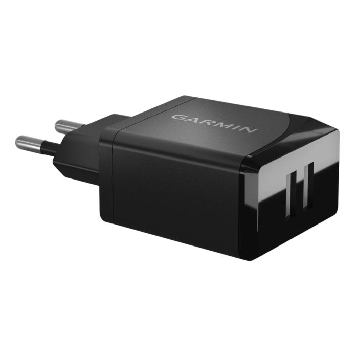 Garmin Unisex Tilbehør til ure/armbånd EU Plugin With 2 USB Port Sort
