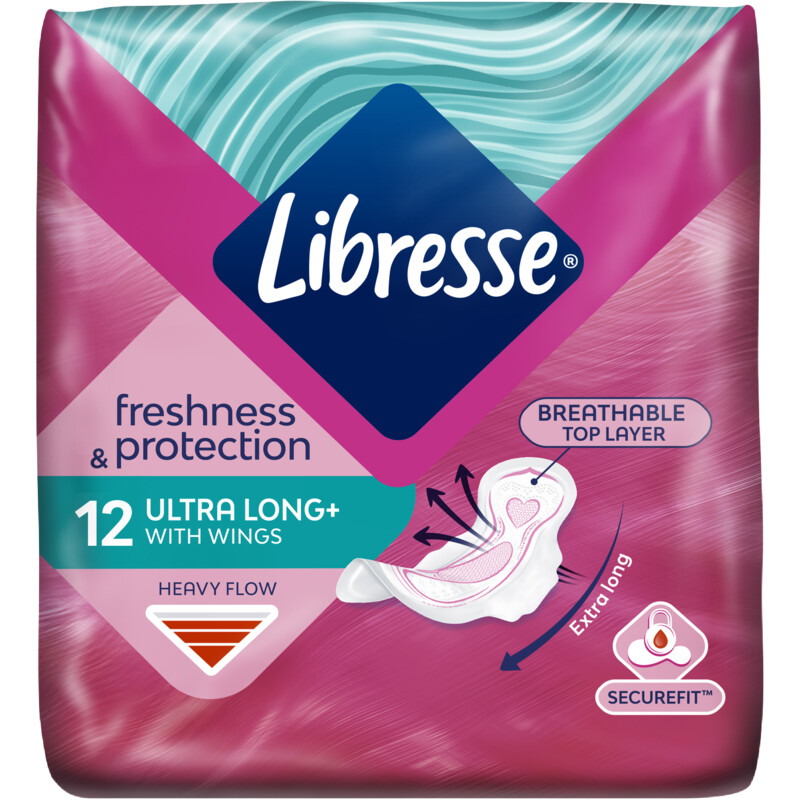 Libresse Ultra long+ wings maandverband