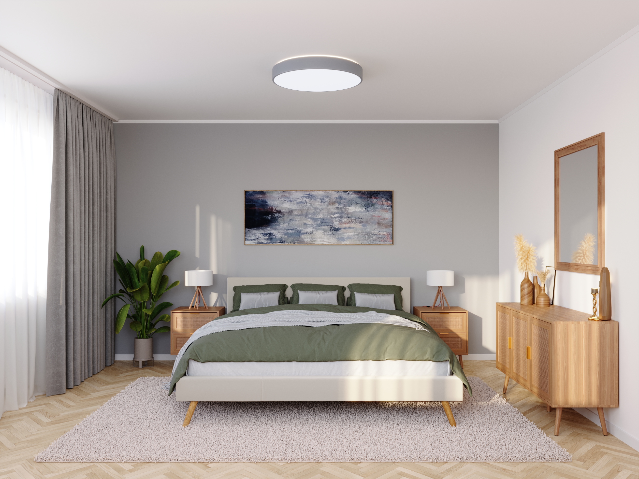 Polsterbett ELVAR 160 x 200 cm beige