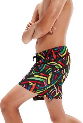 SpeedoDigital Printed 13 Watershort - schwarz