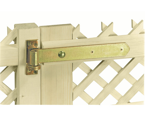 Scharnier type 6 rechte vorm, middelzwaar, 300 x 13 x 40 mm, verzinkt, dikfilm gepassiveerd