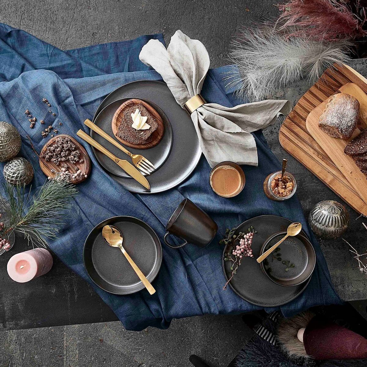 RAW Kopp med hank 6 stk. Metallic Brown